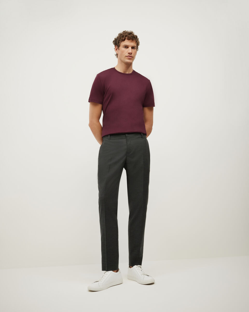 Slim Travel Tee, Burgundy, hi-res